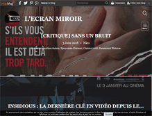 Tablet Screenshot of ecran-miroir.fr